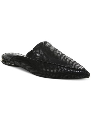 Женские шлепанцы ALFANI на мягкой подошве с узором Serrice и острым носком, черные, 6 М