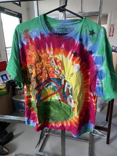 Tシャツ・カットソー Travis Scott Astroworld Festival Run Tie Dye Tee Tシャツ・カットソー Travis Scott Astroworld Festival Run Tie