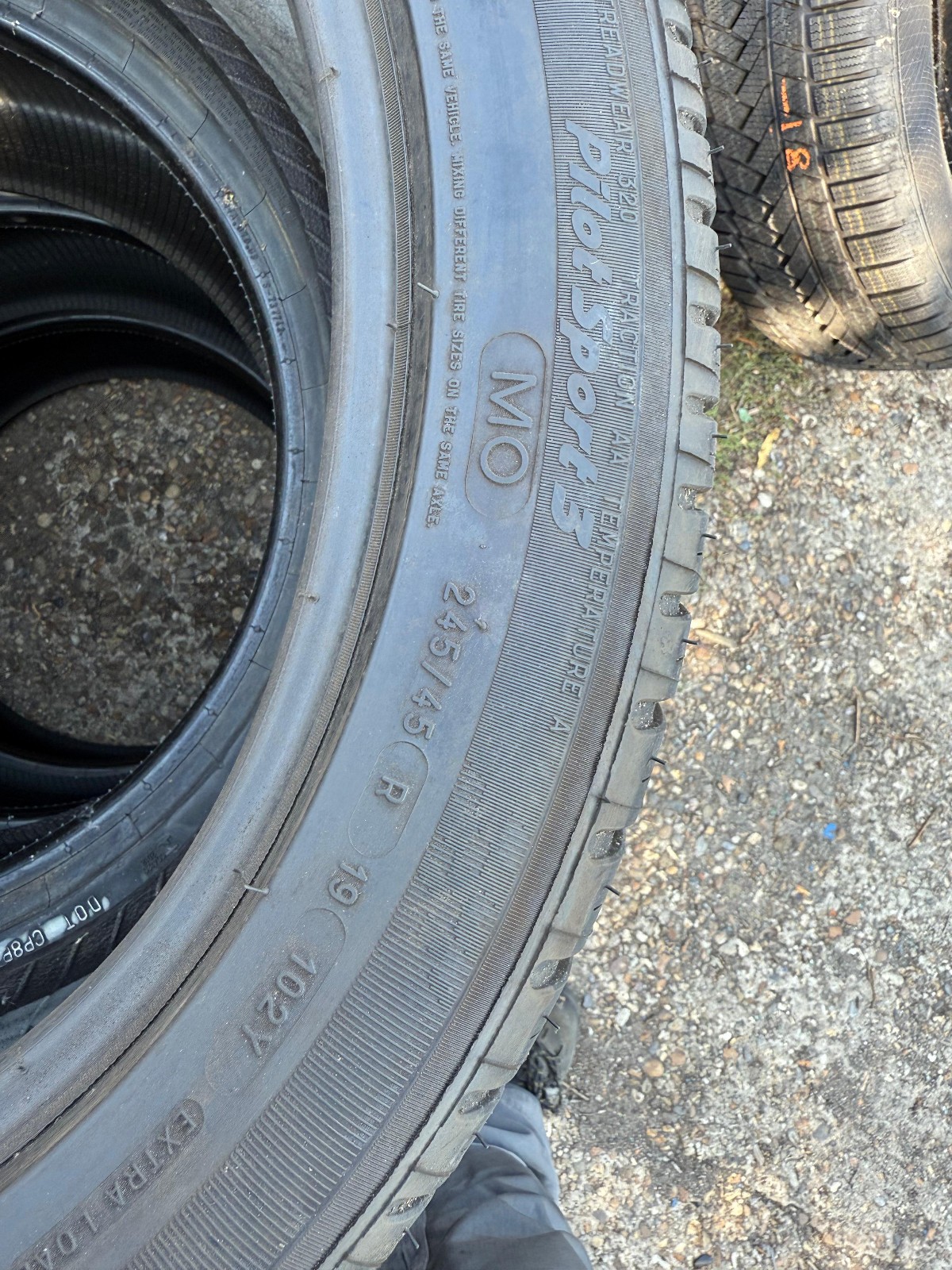 New 245 45 19 Michelin, PS 3, MO, XL, 102Y, x1 Single Tyre (F1_tyres) YD163