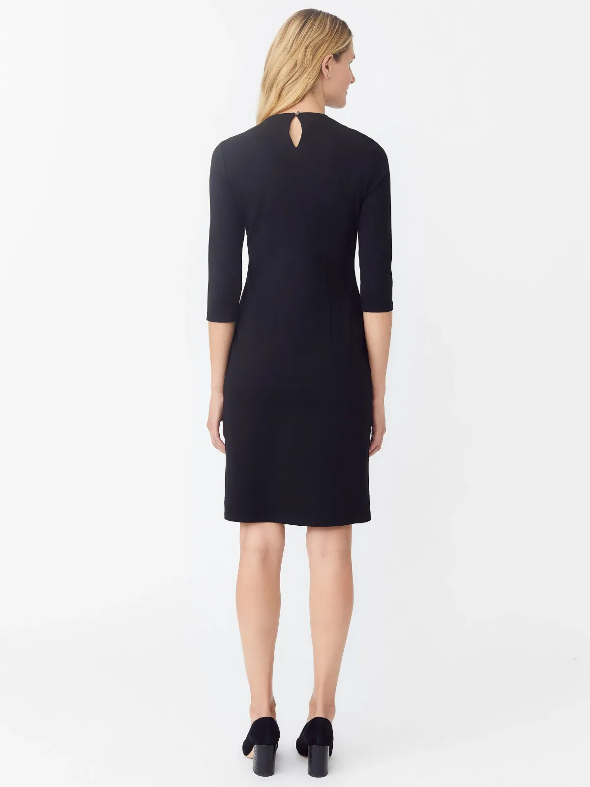 Pre-owned J. Mclaughlin Catalyst Dress In Winter Navy