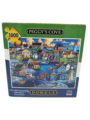 19 1/4'' x 26 5/8'' Peggy's Cove, Nova Scotia 1000 Piece Dowdle Puzzle New