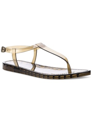 Женская черная регулируемая пряжка Kristi с круглым носком и солнечным камнем Jelly 7