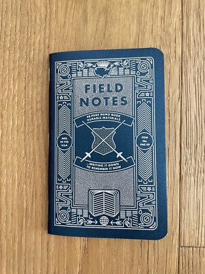 FIELD NOTES Foiled Again BLUE SINGLE - NEW OOP!
