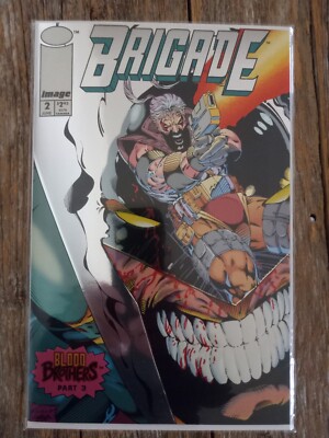 Image Comics Brigade #2 - Blood Brothers Part 3 - Vintage 1993 Comic Book Art