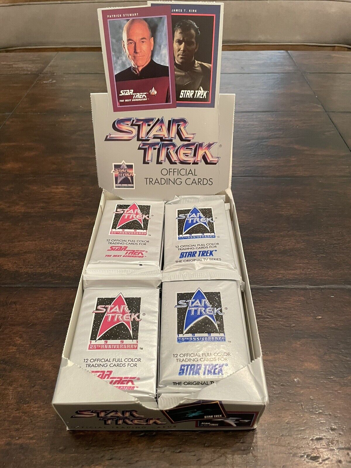 1) Sealed Pack 1991 Star Trek 25th Anniversary TV Next 1) Sealed Pack 1991 Star Trek 25th Anniversary TV Next