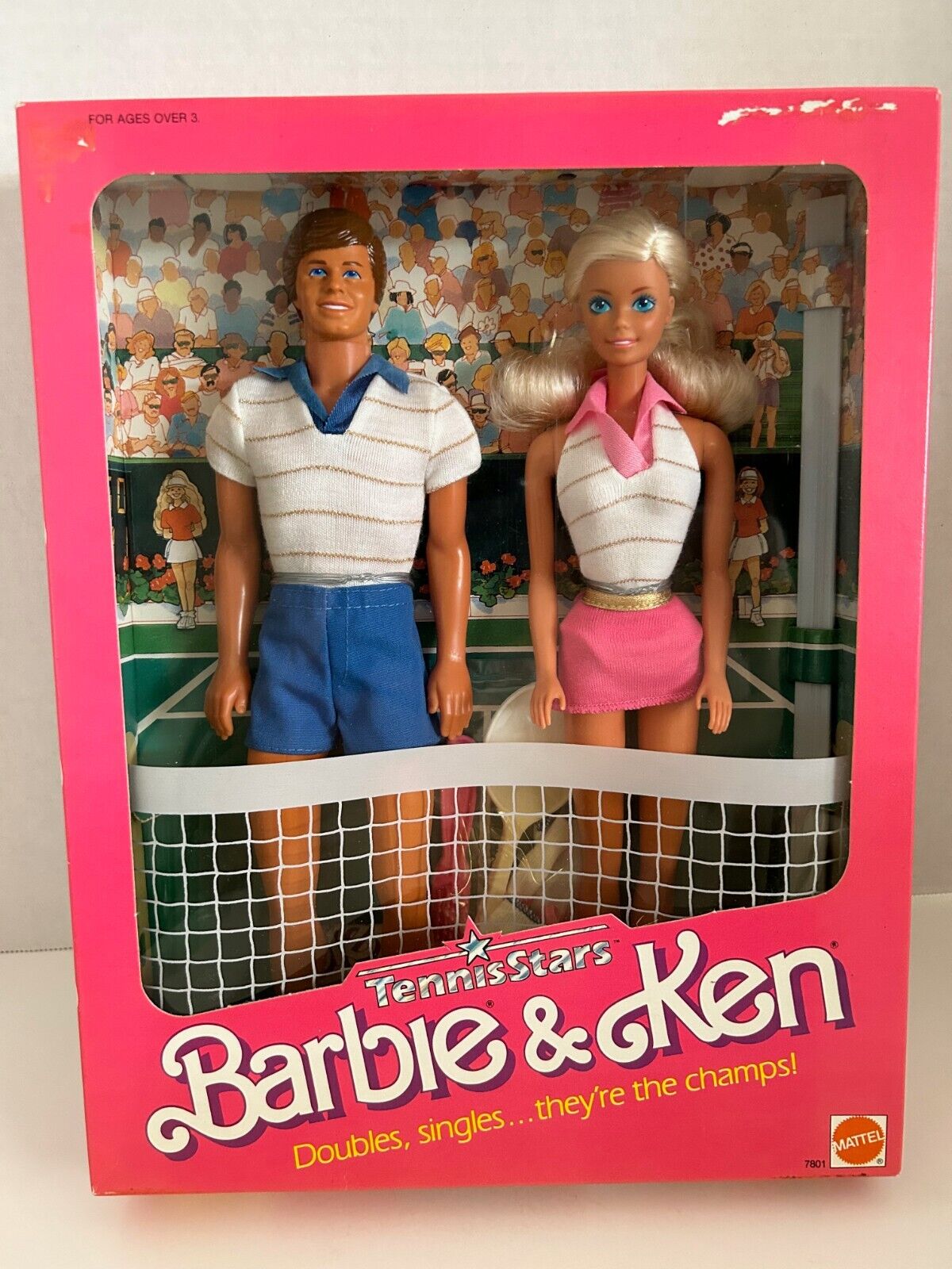 Barbie and Ken Tennis Stars gift set Vintage 1988 Mattel Barbie and Ken Tennis Stars gift set Vintage 1988 Mattel