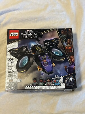 LEGO Marvel Black Panther Wakanda Forever Shuri's Sunbird (76211) New Sealed