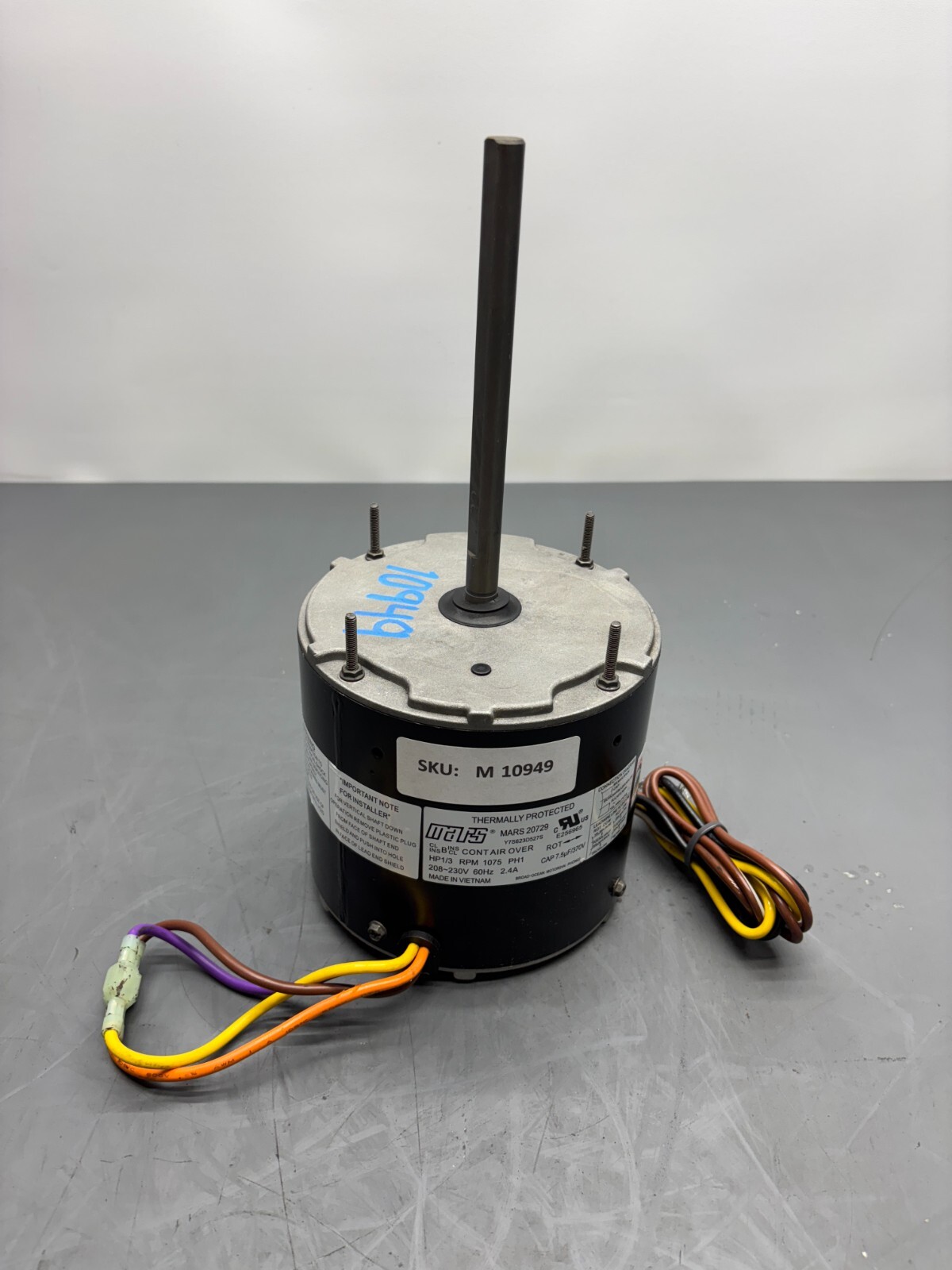 Mars / 20729 / Y7S623D527S / HP 0.33 / 208-230V / Electric