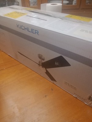 Kichler 300275 Spyn 52'' LED Indoor Ceiling Fan - with LED light & dimmer