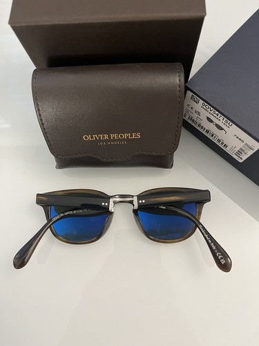 Pre-owned Oliver Peoples Sheldrake 1950 Folding Sun In Bark/ G-15 Msrp$646 Downey Jr. Fav