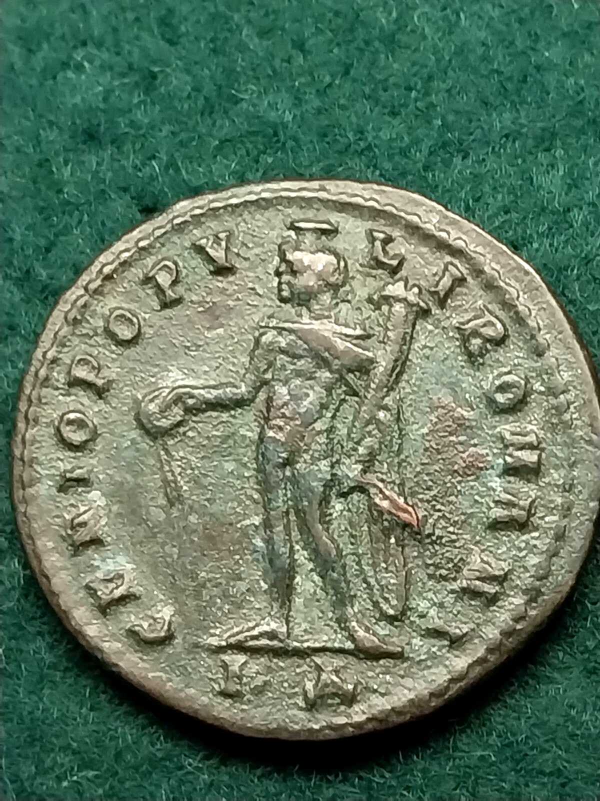 AE Follis MAXIMIANUS, late 1st reign GENIO POPVLI ROMANI