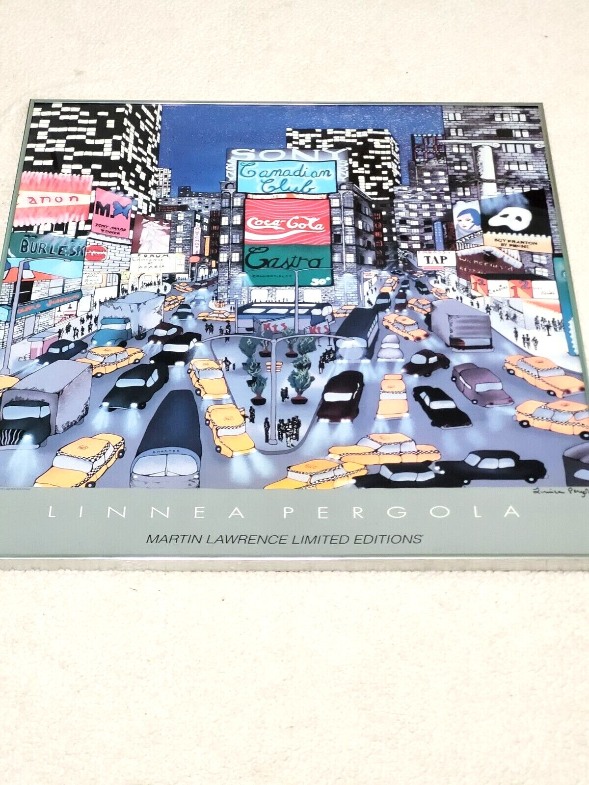 絵画+タペストリー 1990 MARTIN LAWRENCE LIMITED  EDITIONS Vintage MARK KING AUGUSTA ART PRINT 1990 MARTIN LAWRENCE LTD