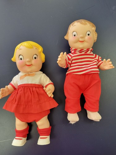 1970’ｓ Campbell KID ビンテージ ソフビ TOY 2個セット 1970's Campbell KID ビンテージ ソフビ TOY 2個セット - メルカリ