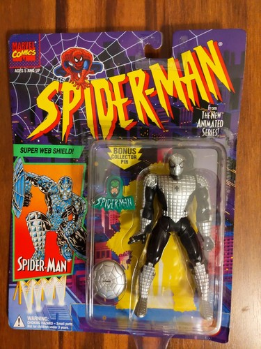 Spider-Man --Super Web Shield Action Figure ToyBiz