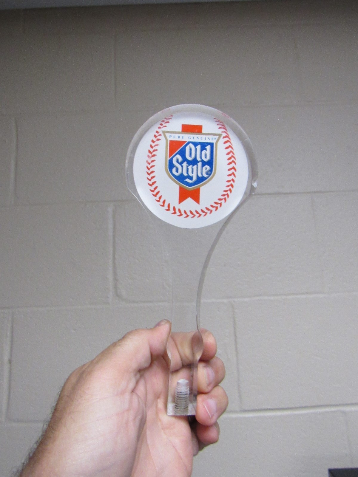 OLD STYLE chaser taster 2 beer glass Thermo serv mug plasticTapper LOT baseball