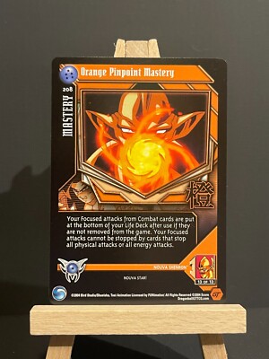Dragon Ball GT TCG Orange Pinpoint Mastery 208 SDS Limited Rare!
