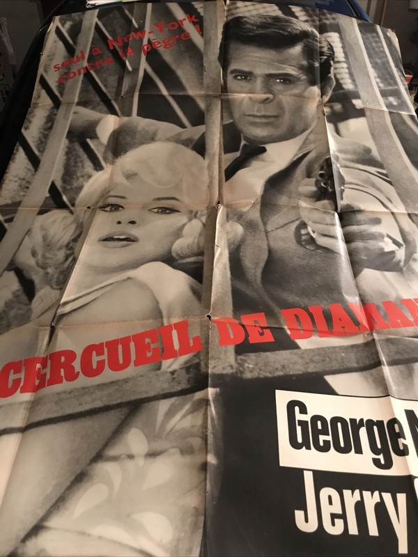 Affiche CinÃMa Un Cercueil De Diamants 160x120 Originale