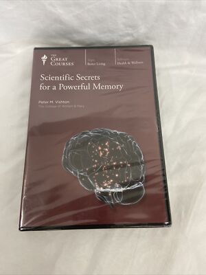Great Courses: Scientific Secrets for a Powerful Memory (DVD, 2012)