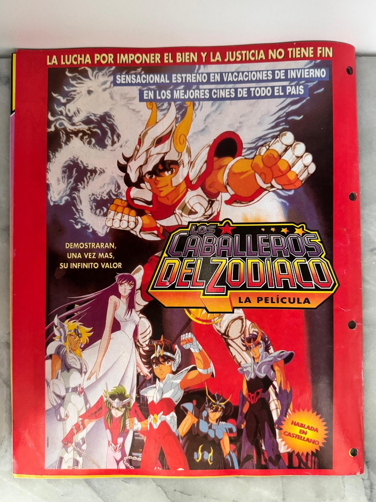 1996 Los Caballeros del Zodiaco Magazine - July Issue No. 9