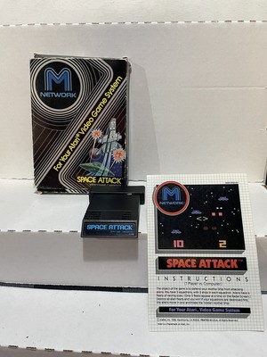 Space Attack Atari 2600 (Mattel 1982) Cib No Registration Untested See Desc