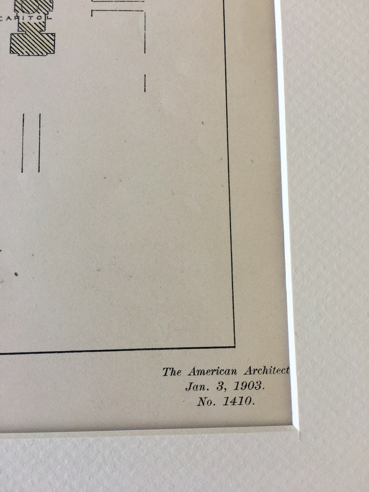 Improvement of Washington DC by H A Caparn, 1903, Original Hand Colored
