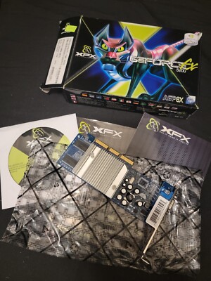 XFX nVidia GeForce FX 5200 128Mb AGP - missing cable and internal box