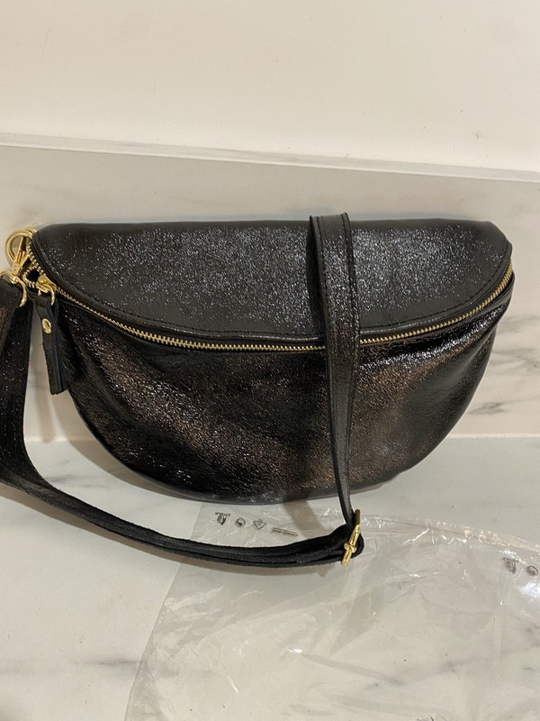 Sac Banane Cuir IrisÃ© - Grand ModÃ¨Le 