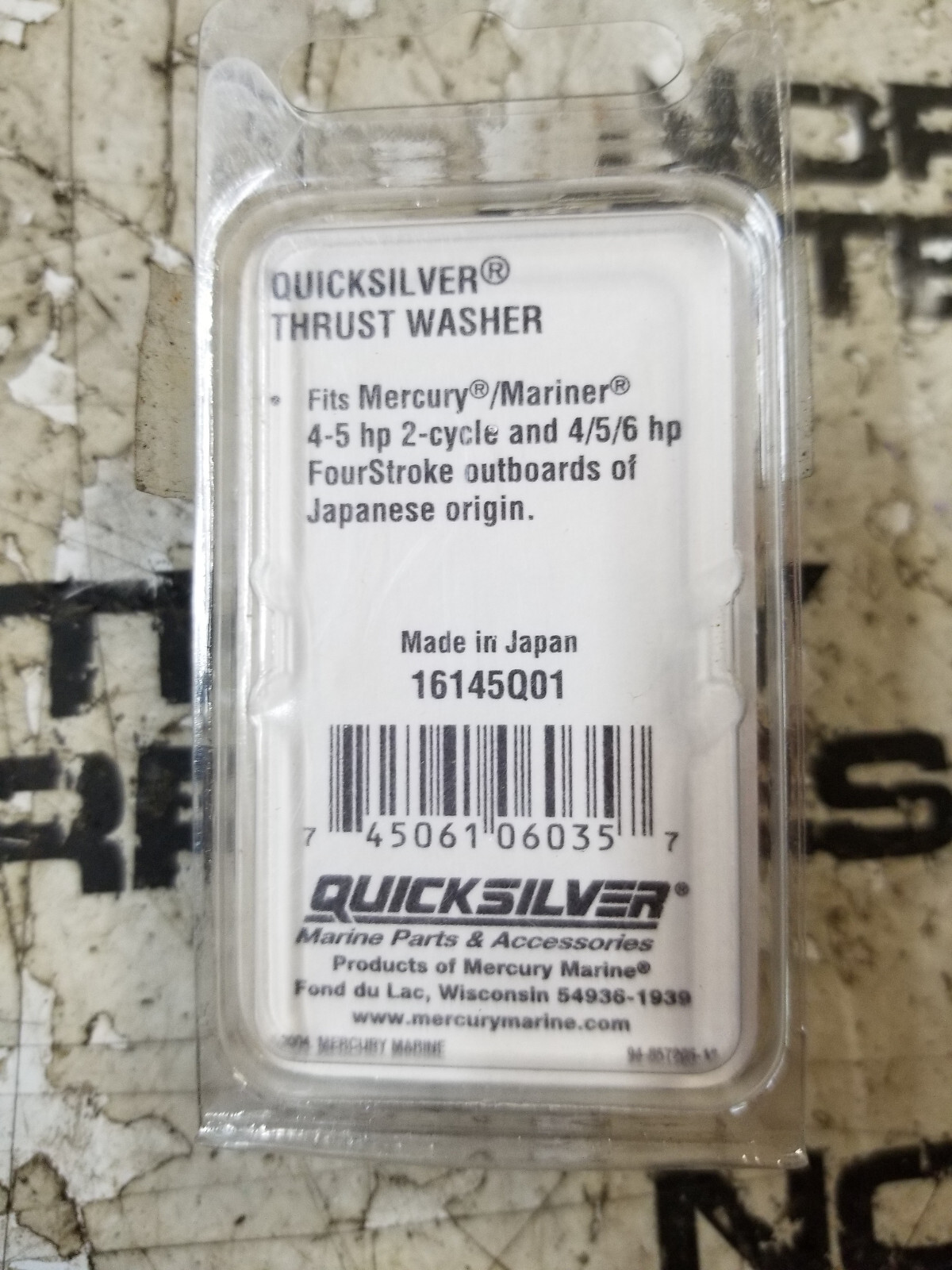 Quicksilver Thrust Washer 16145Q01 - Picture 2 of 3