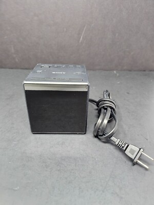Sony ICF-C1 Alarm Clock Radio Used Great Condition Tested Working Black