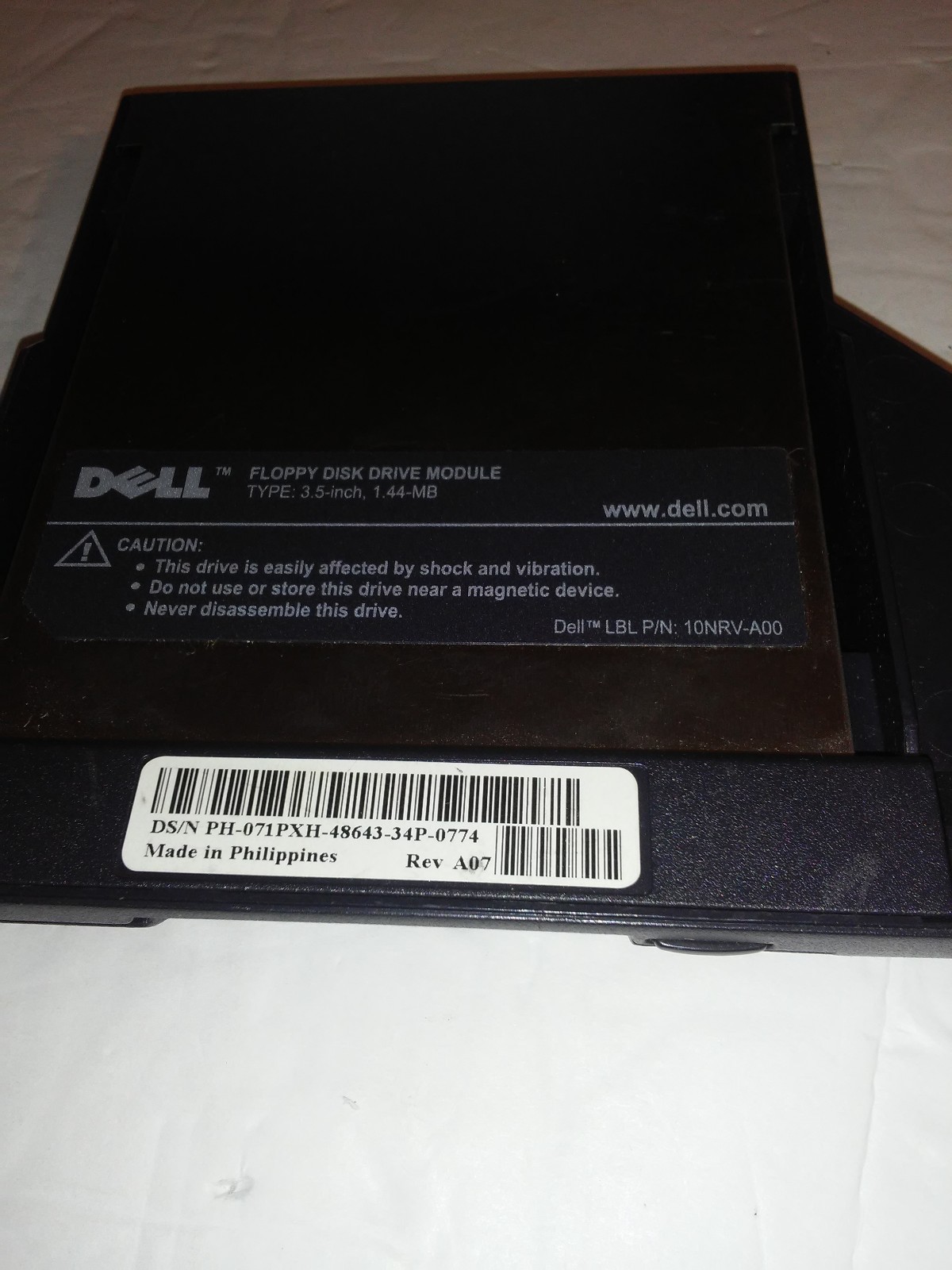 Dell 071PXH 10NRV-A00 Dell Latitude Laptop 3.5 inch 1.44MB FDD Floppy Drive