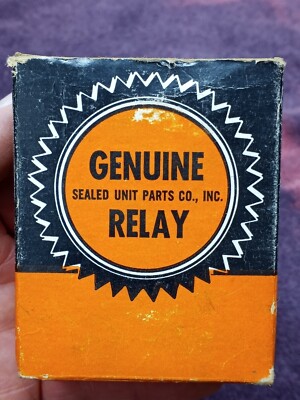 Vintage GENUINE RELAY No. SYT. 4 SEALED UNIT PARTS CO INC NEW YORK
