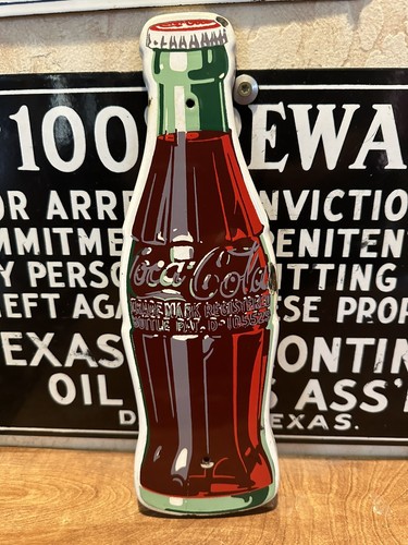 Coca Cola 看板 ビンテージ レトロ 80s 90s CocaCola 看板 コカコーラ サイン