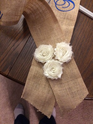 Bride To Be Sash - burlap