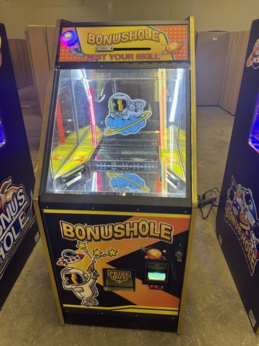 Coin Quarter Pusher Machine W/ Bill Coin Changer & Bonus Hole