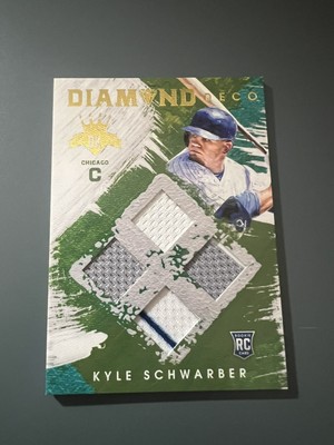 2016 Panini Diamond Deco Kyle Schwarber Rookie Card Quad Relic