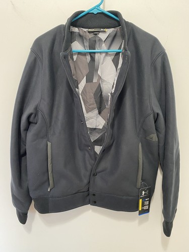 Pre-owned Under Armour Cold Gear Light Coat Size Medium In Gray