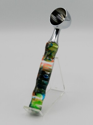 Handmade Alumilite Resin w/ Aluminum Honeycomb 1TBS Coffee Scoop. Great Gift. #5