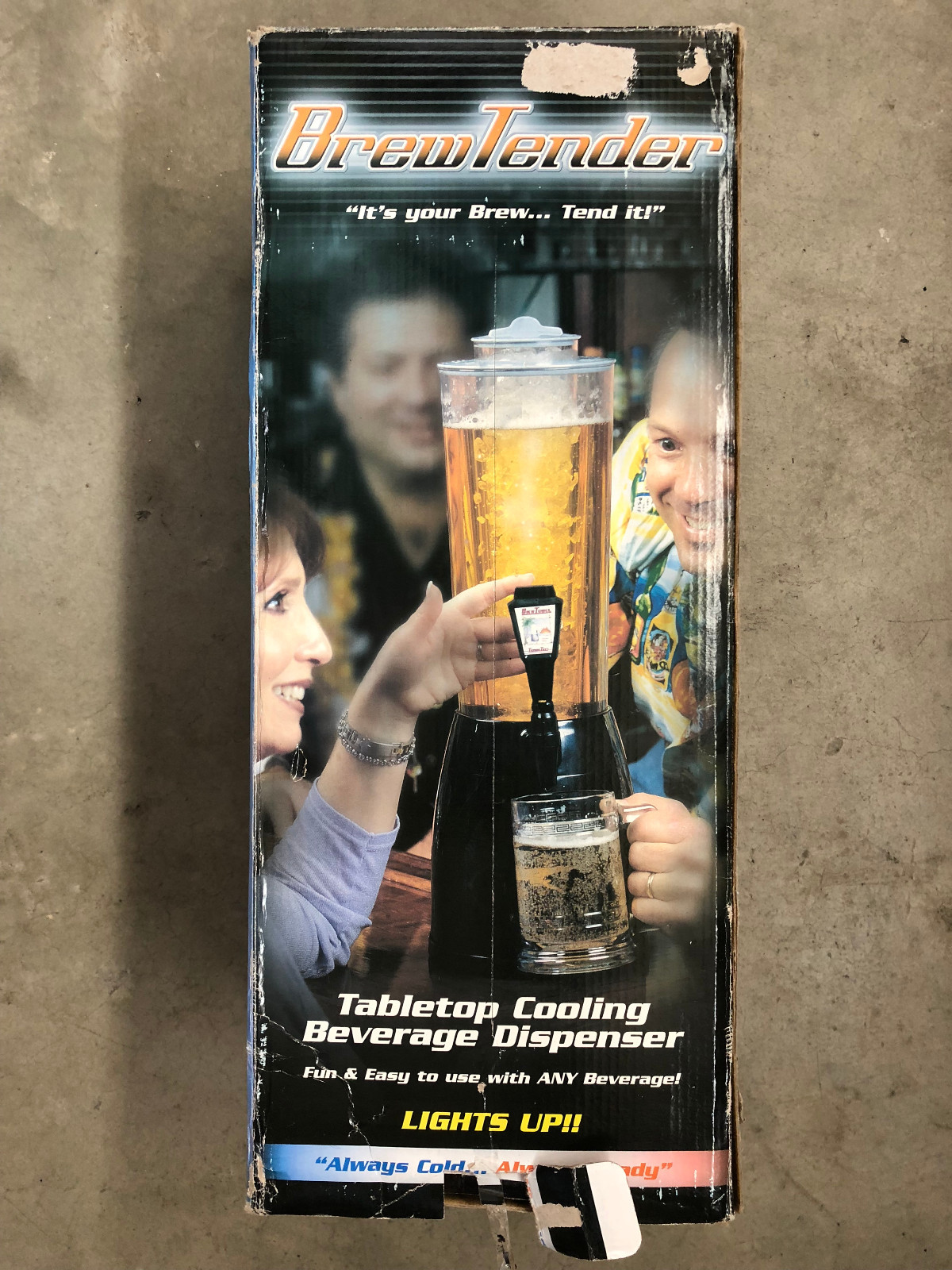Tequila Herradura Black BrewTender Tower Cooler Bar 80oz Lighted