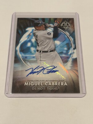 2023 Topps Transcendent Collection Miguel Cabrera VIP Autograph Auto /23