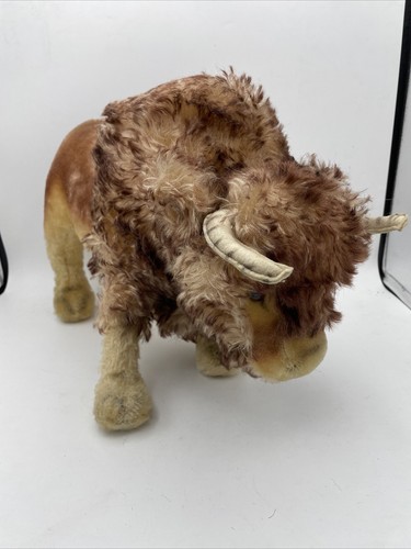 シュタイフ★Bison 17cm★バイソン★1960年代ビンテージ★Steiff シュタイフ☆Bison 17cm☆バイソン☆1960年代ビンテージ☆Steiff