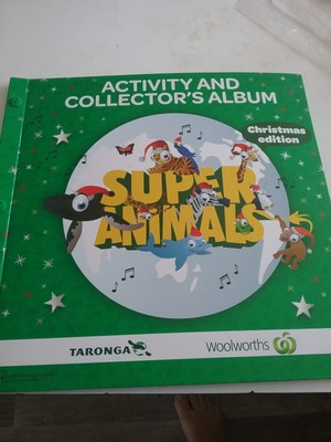 Woolworths Super Animals Album Christmas Edition 2014 - Cards - New