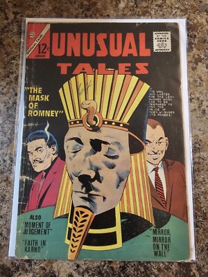Unusual Tales #43 Silver Age Charlton Comics Horror Sci-Fi 1964 GD-VG