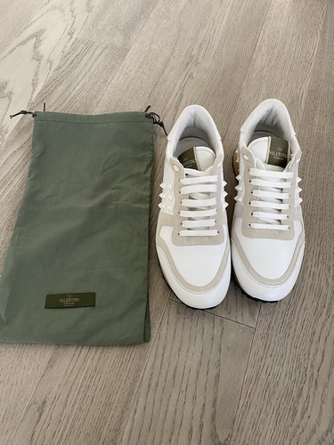 VALENTINO GARAVANIレースピンク スニーカー35⭐️極美品⭐️ Valentino Garavani アップビレッジ レザースニーカー | ピンク