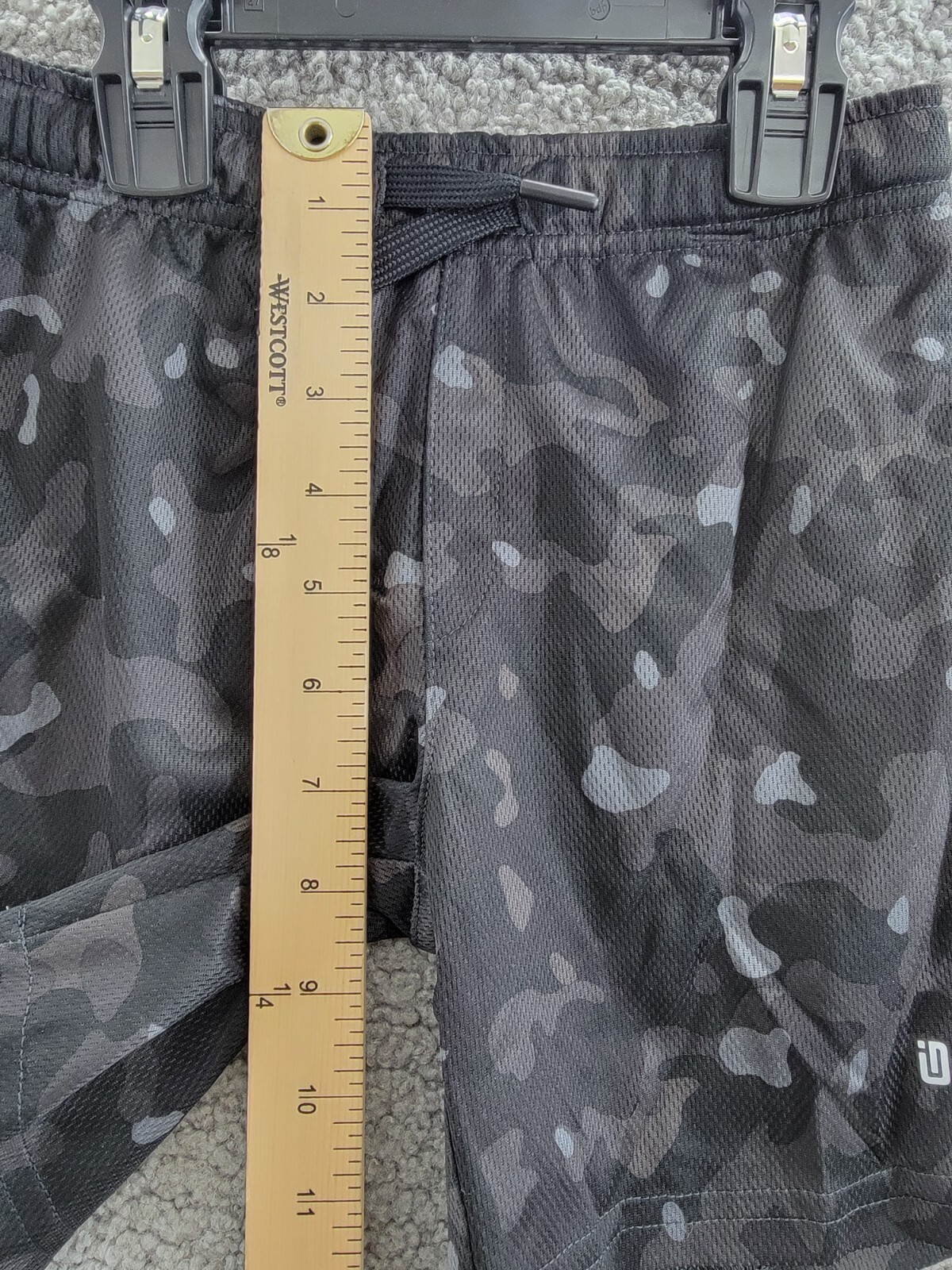 ID Ideology Printed Camo Break Shorts Boys' 4T Deep Black Combo Elastic Waist - Picture 8 of 16