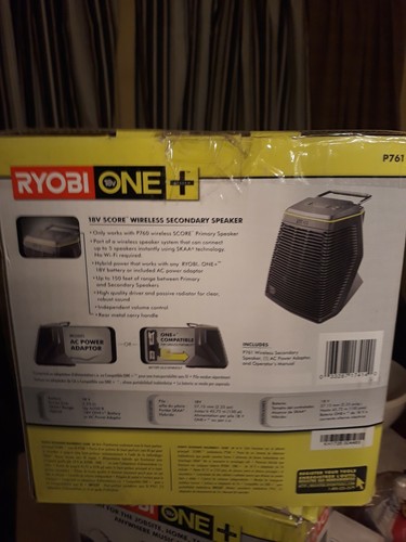 Bocinas bluetooth Ryobi