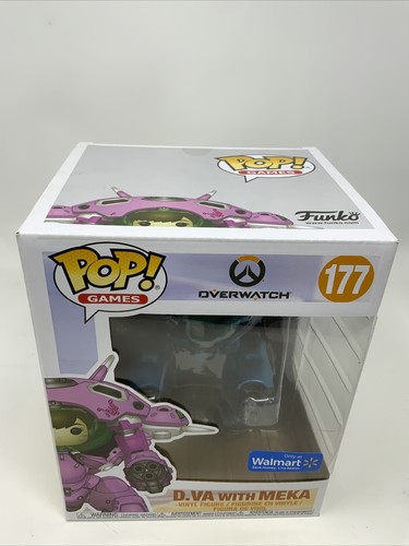 Funko Pop! D.VA with Meka Blueberry Overwatch Blizzard Walmart Dva