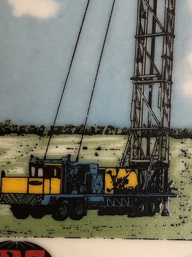 IPS - International Petroleum Services Cardwell - Workover Rig - Vintage Ashtray