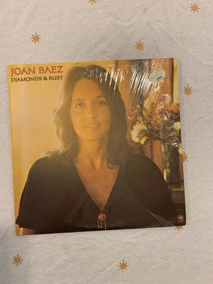 Joan Baez: Diamonds And Rust Vinyl - Good Condition