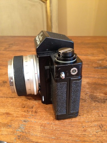 VTG Topcon Beseler Super D 1971  Camera Black Topcor 58mm Lens Rare! Ex Filters