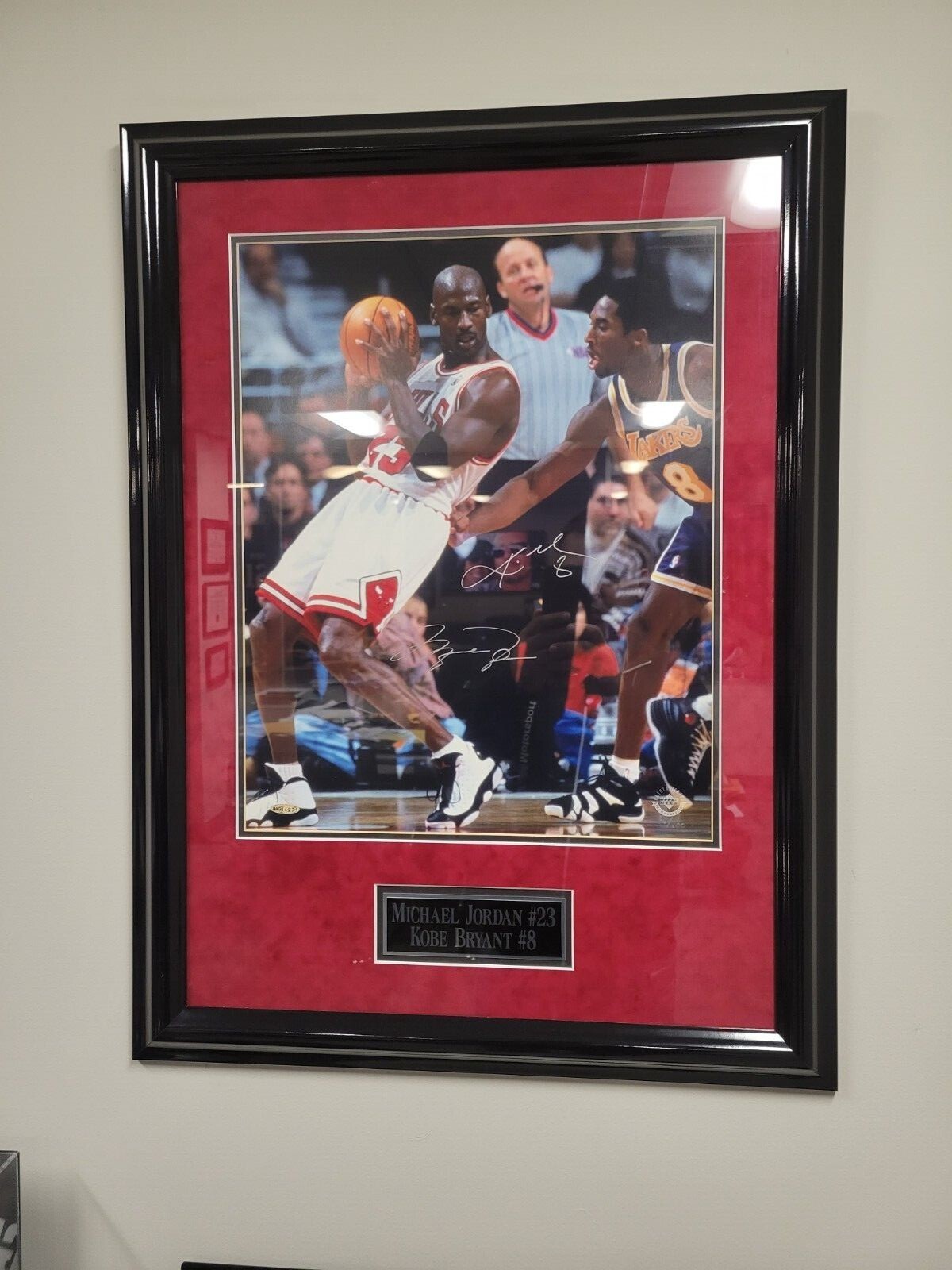 kobe bryant michael jordan autograph